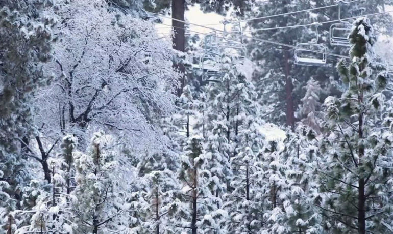 Inland Empire Mountains Look To Be Getting A White Christmas