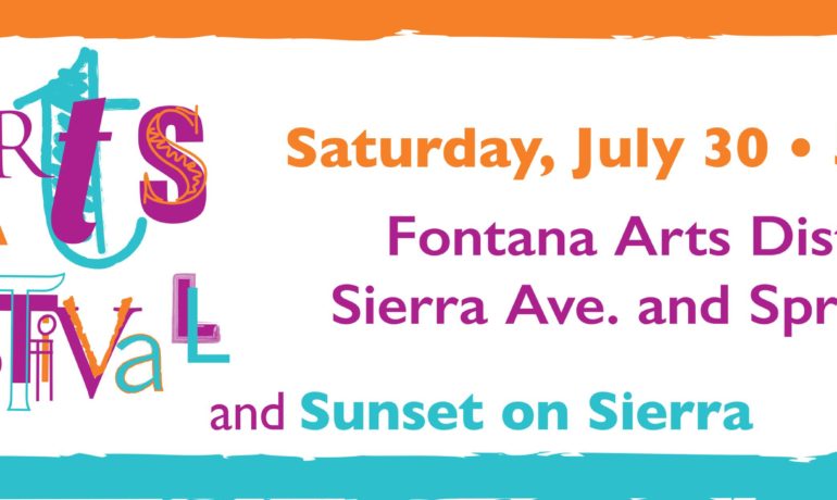 Fontana Arts Festival meets Sunset on Sierra event