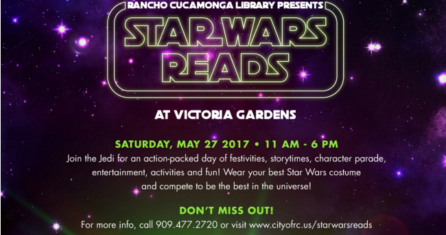 Star Wars Reads at Victoria Gardens