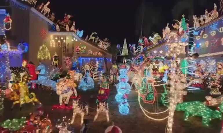 Colorful, eye-popping Christmas displays draw crowds, light up the Inland Empire